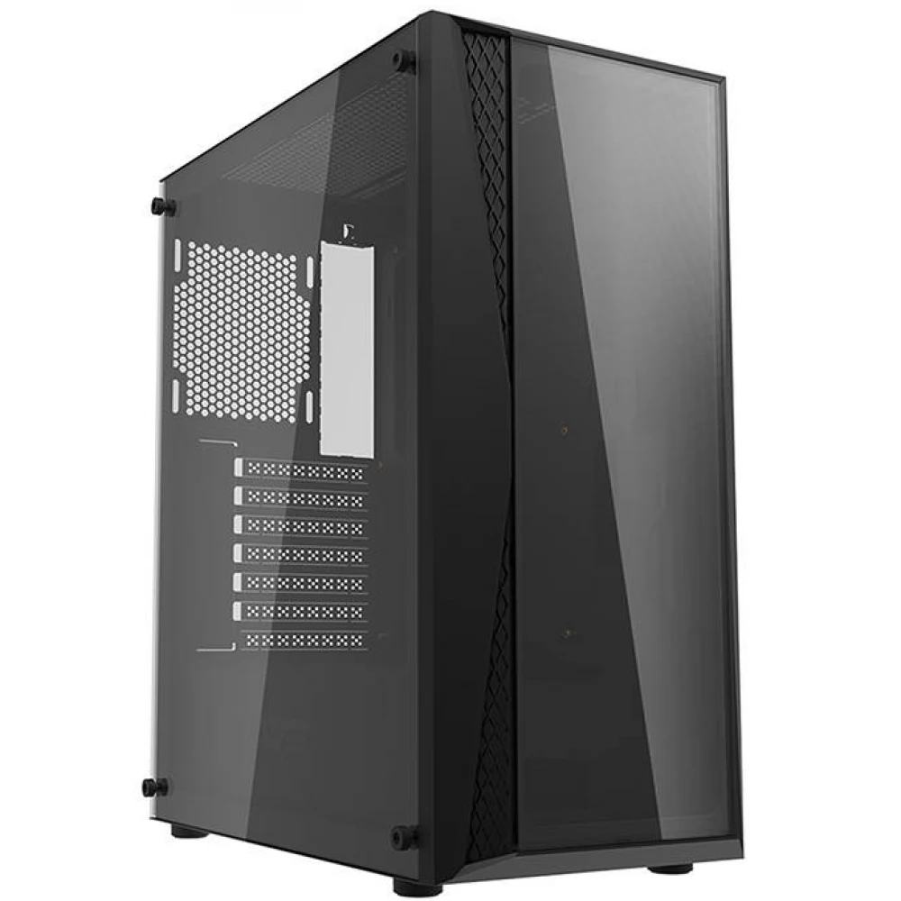 DARKFLASH DK352 Plus + 4 db ventilátor fekete