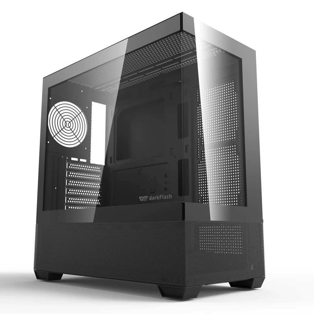 DARKFLASH DS900 Air számítógépház fekete + 6 db ARGB ventilátor