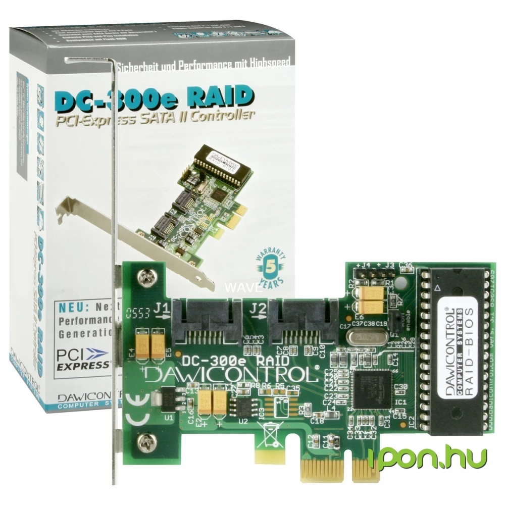 DAWICONTROL DC-600e 2 Channel SATA 6G RAID PCIe 2.0 Controller OEM