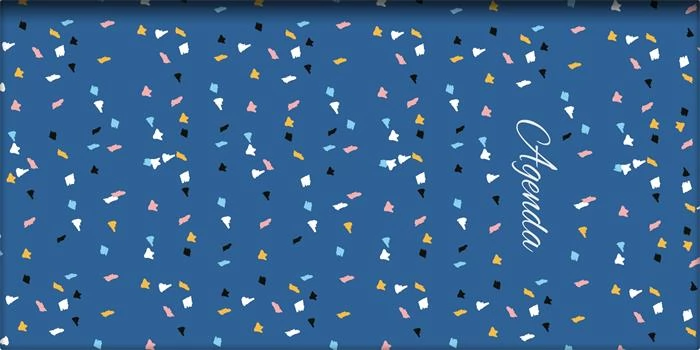 DAYLINER Colors Zsebnaptár fekvő elrendezésű 2025 Sky