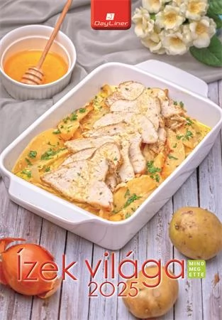 DAYLINER Fali naptár Ízek világa Mindmegette 2025