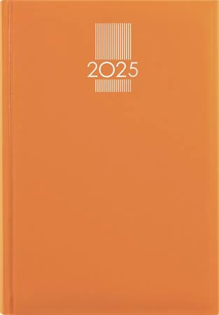 DAYLINER MyPastel Naptár tervező A5 napi 2025 narancs