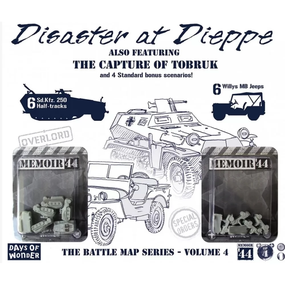 DAYS OF WONDER Memoir 44 Disaster at Dieppe társasjáték kiegészítő angol változat