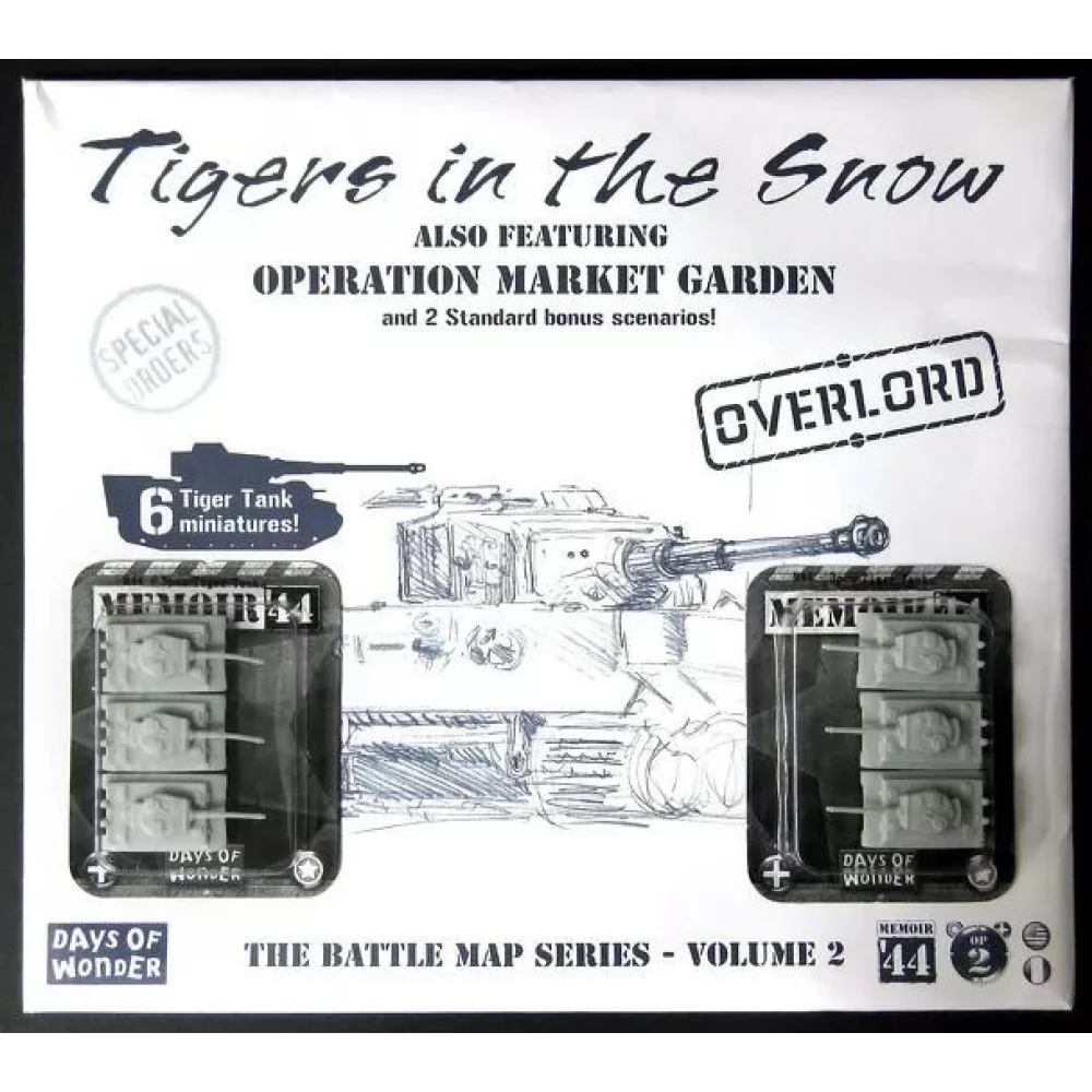 DAYS OF WONDER Memoir 44 Tigers in the snow társasjáték kiegészítő angol változat