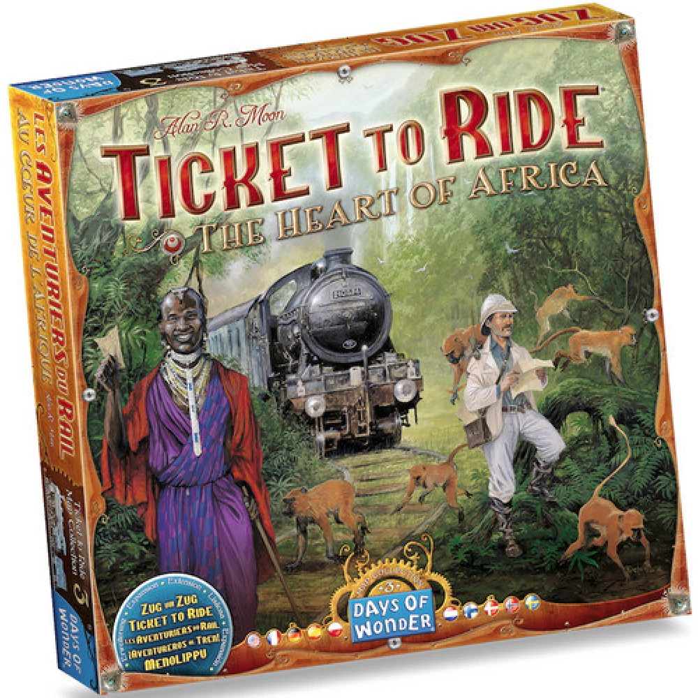 DAYS OF WONDER Ticket to Ride Map Collection: 3 - The Heart of Africa társasjáték kiegészítő angol változat