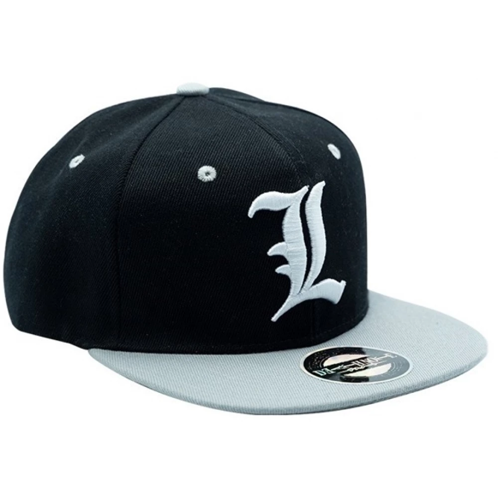 Death Note L snapback sapka fekete-szürke