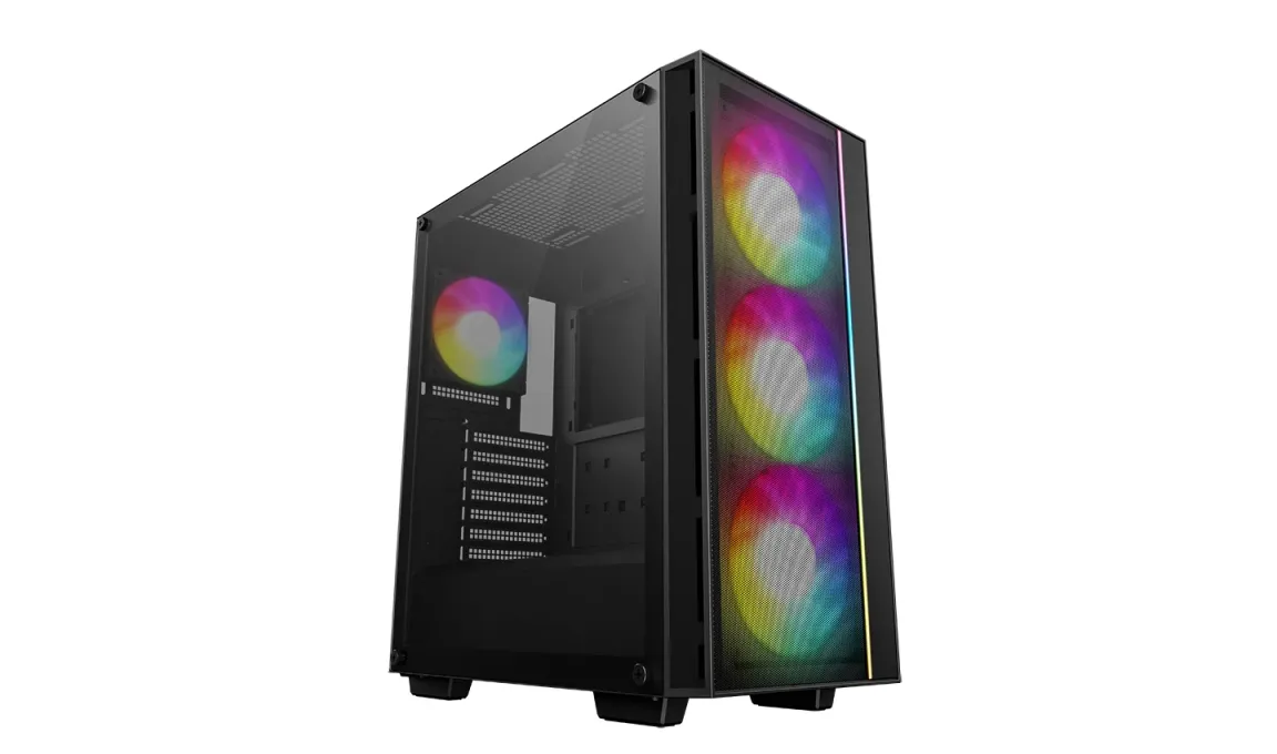 DEEPCOOL MATREXX 55 Mesh V4 C fekete