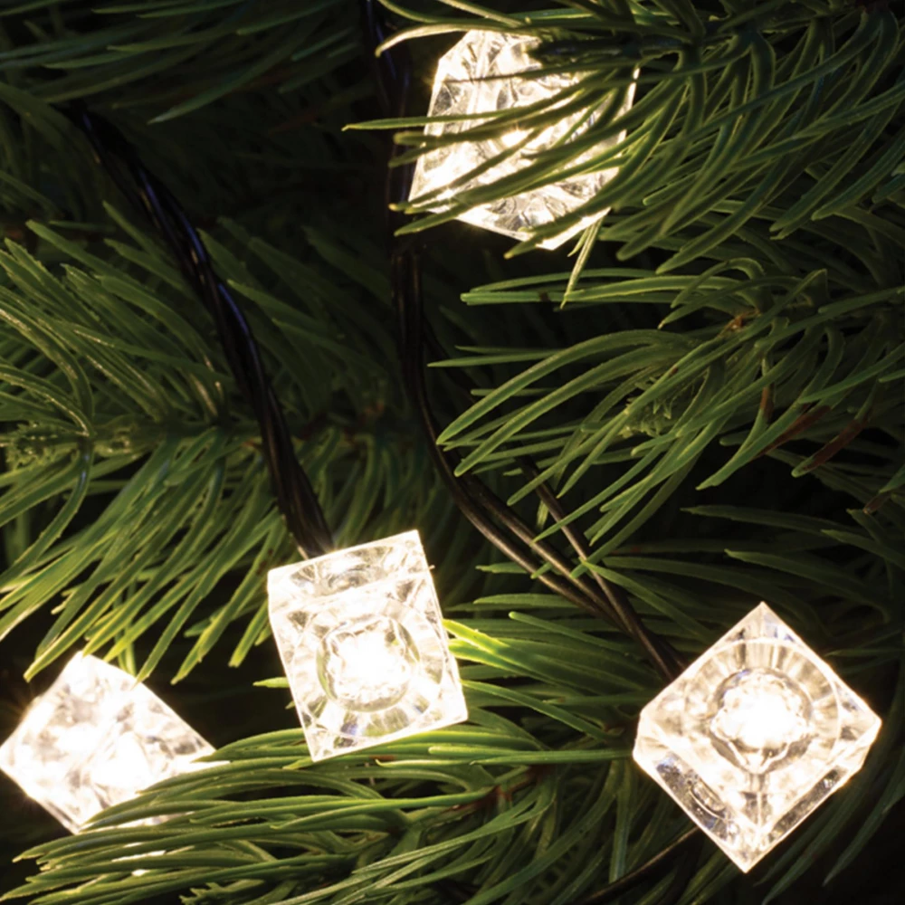 Dekoráció izzósorhoz kocka 50 db Ø5 mm-es LED-re