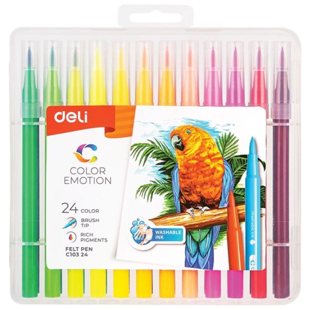 DELI Color Emotion ecsetfilc 24 különböző szín