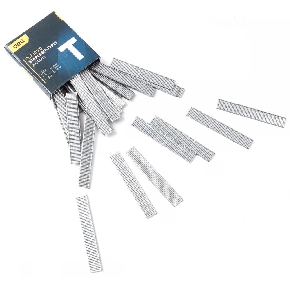 DELI TOOLS EDL238010 tűzőkapocs T 2000 db
