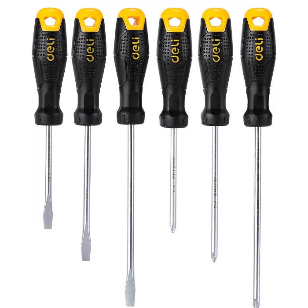 DELI TOOLS EDL620006 csavarhúzó készlet 6 db-os