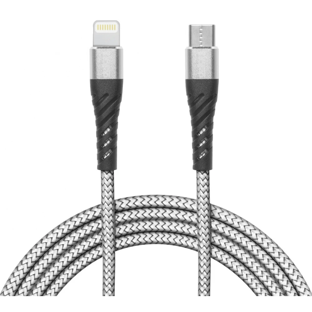 DELIGHT USB 2.0 Type C Lightning Átalakító Ezüst 1m 55434-1
