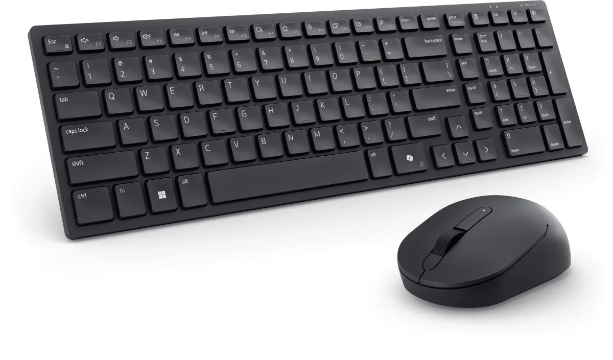 DELL KM555 silent Vezeték nélküli Billentyűzet + egér Magyar fekete