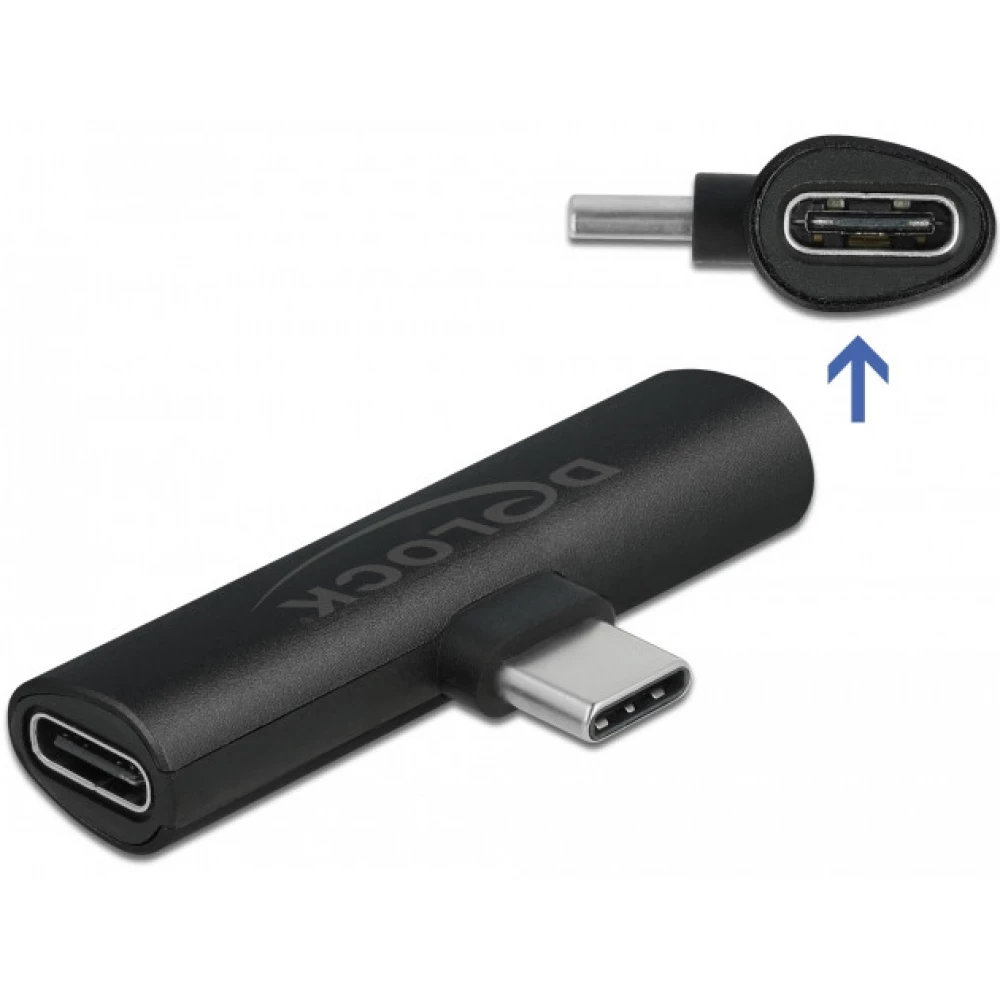 DELOCK 64114 Fekete adapter USB Type-C - 2 db. USB Type-C PD