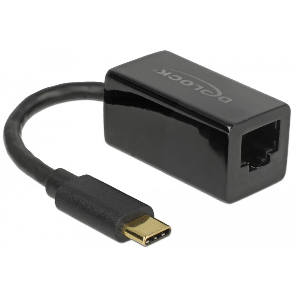 DELOCK 65904 USB 3.1 Type C UTP Átalakító 13cm 1Gbps fekete