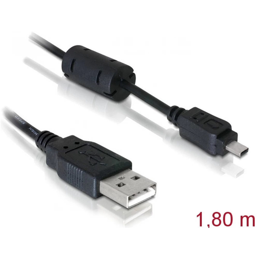 DELOCK Cable camera Casio 8pin UC-E6 USB 1.83m