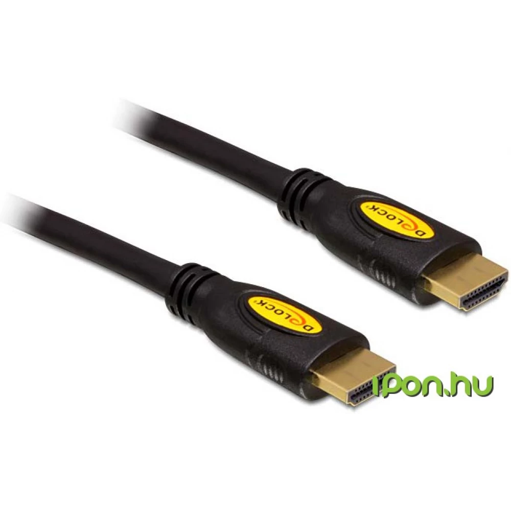 DELOCK HDMI Összekötő Fekete 1m 82584