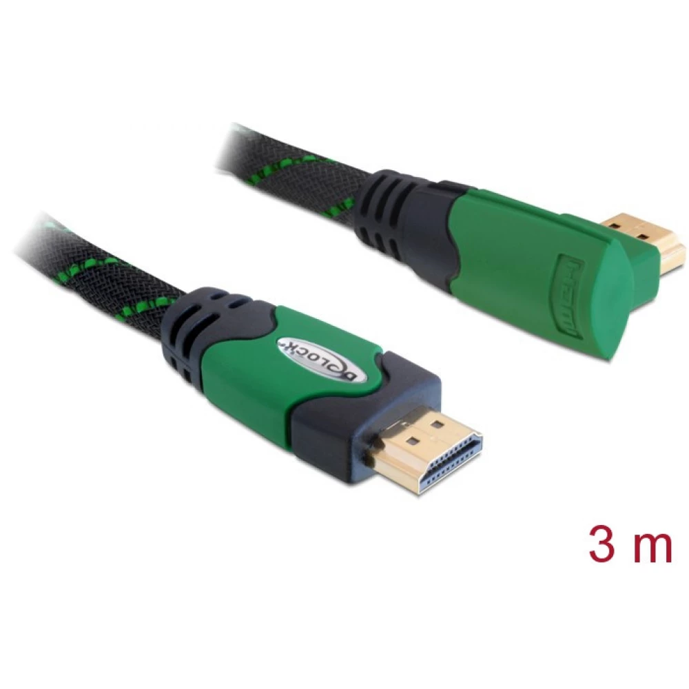 DELOCK HDMI Összekötő Fekete 3m 82953