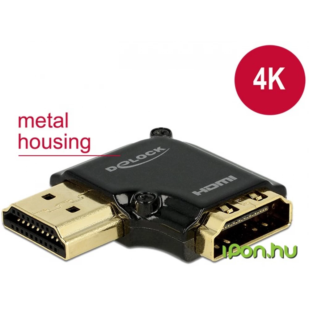 DELOCK HDMI Toldó Fekete 3cm 65660