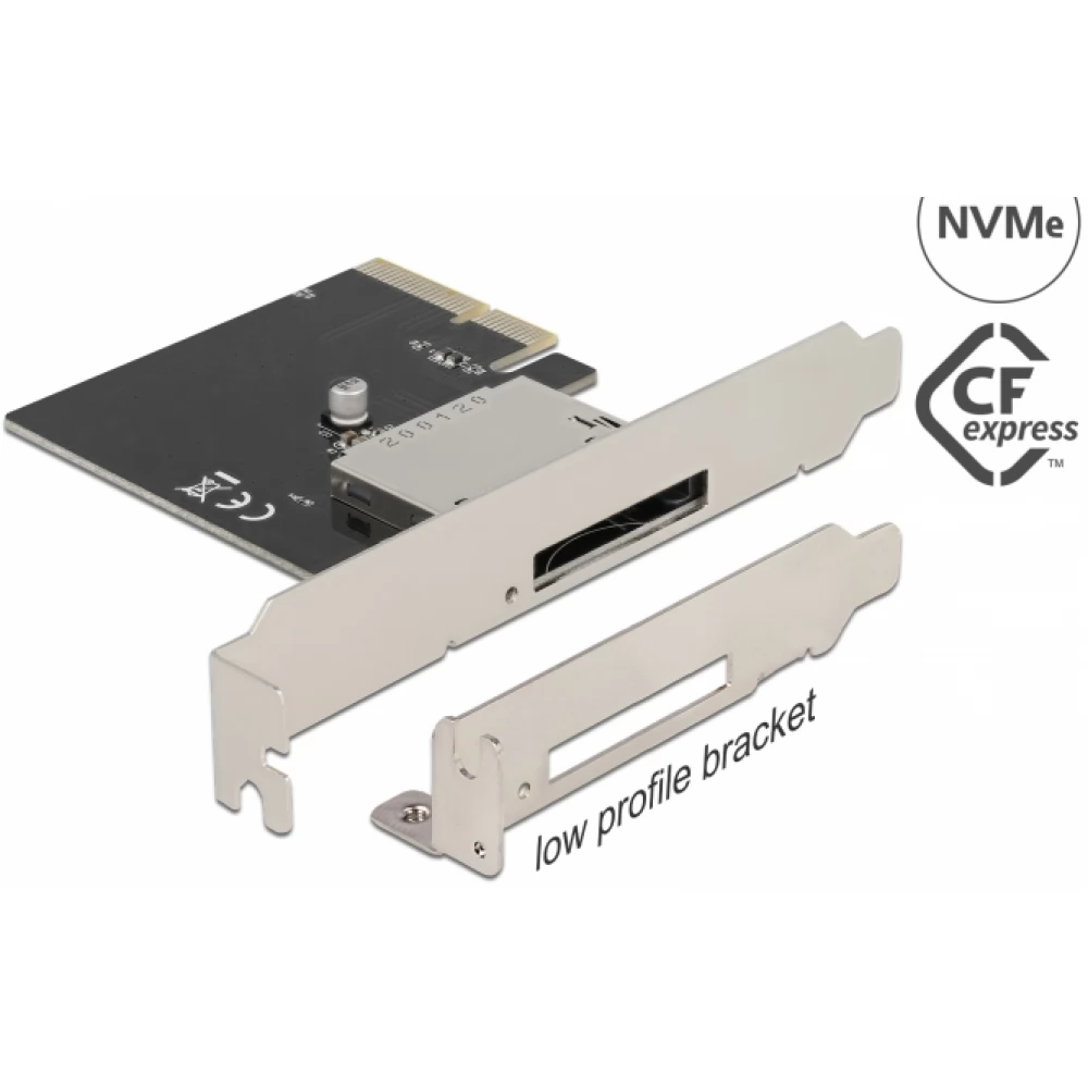 DELOCK PCI Express Kártya - 1 x külső CFexpress csatlakozóhoz v2