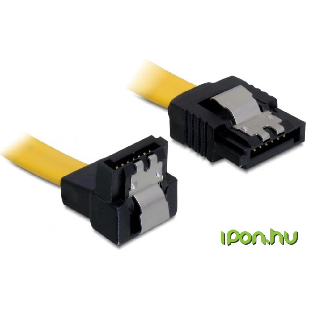 DELOCK SATA Összekötő Sárga 50cm 82811