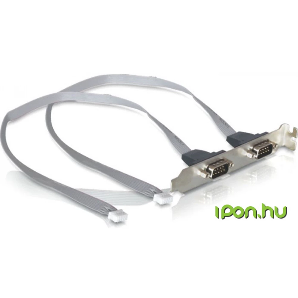 DELOCK Slot bracket 2 x COM port with 2 mm pitch