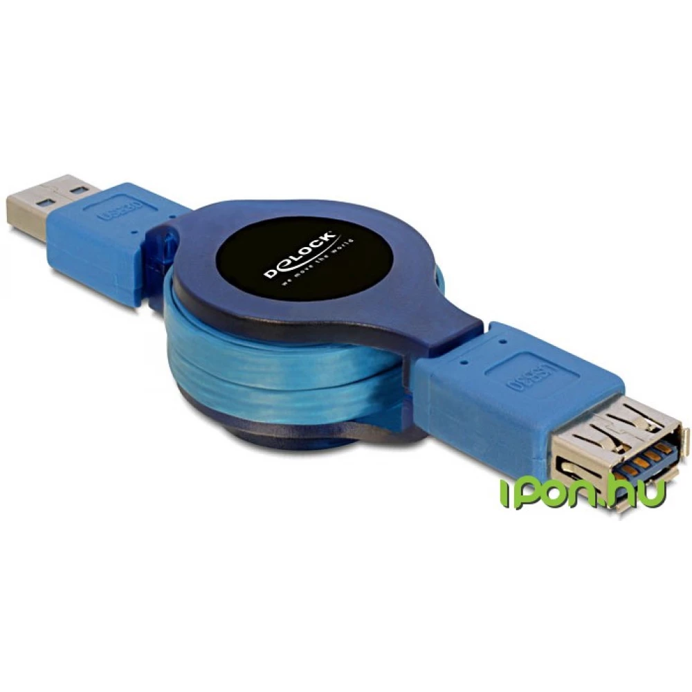 DELOCK USB 3.0 Hosszabbító Kék 1m 82649