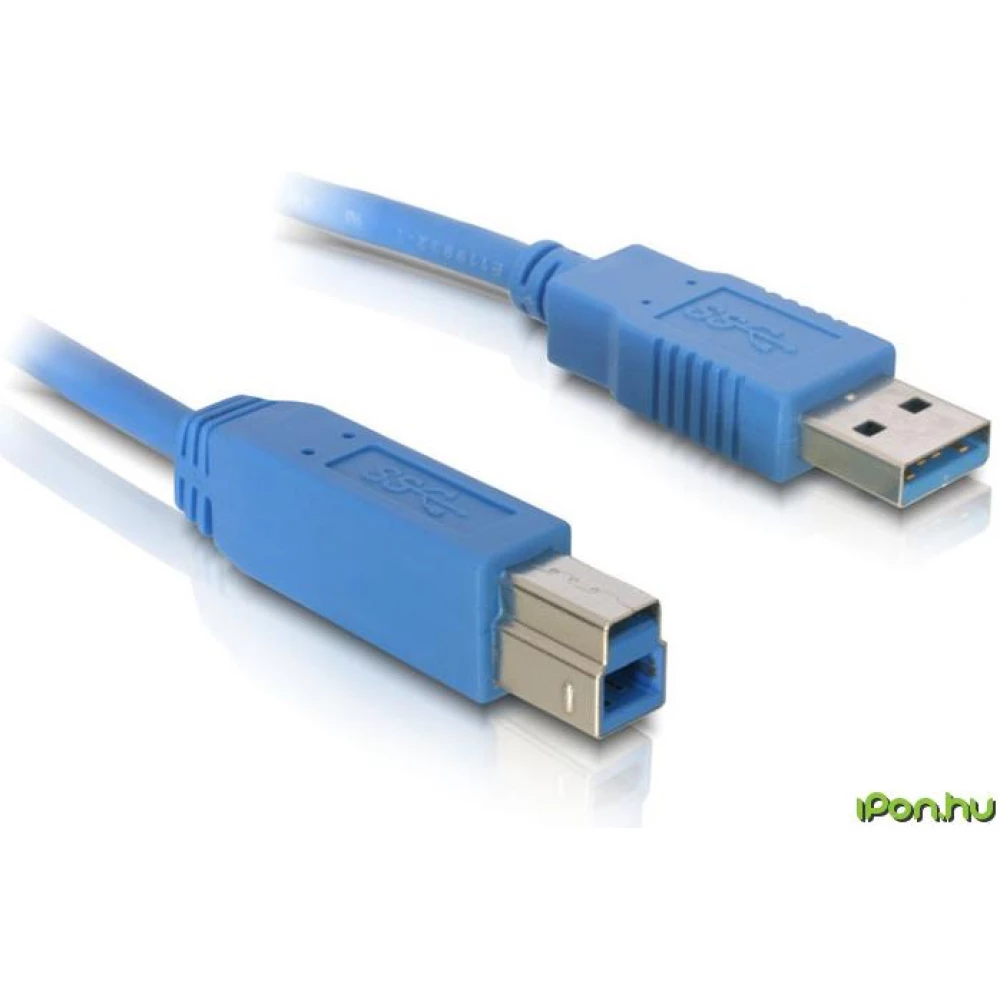 DELOCK USB 3.0 USB 3.0 Type B Összekötő Kék 1m 82580