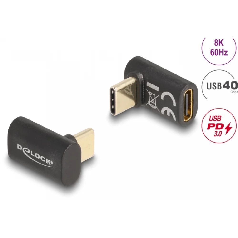 DELOCK USB 3.2 Type C Toldó Antracit 3cm 60056