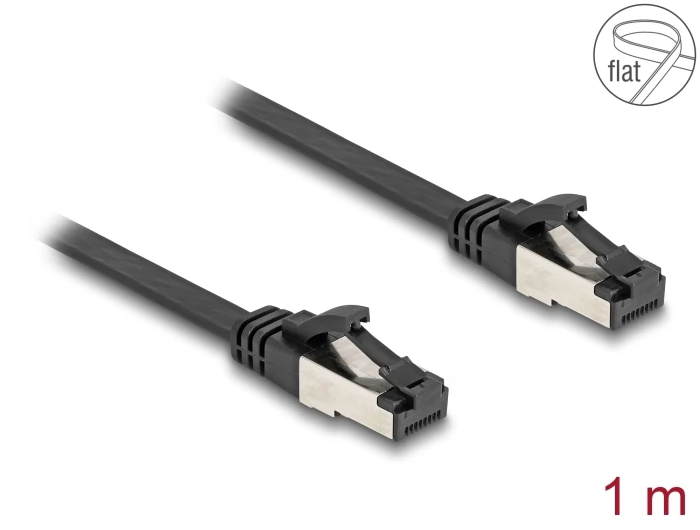 DELOCK UTP Összekötő Fekete 1m 80179