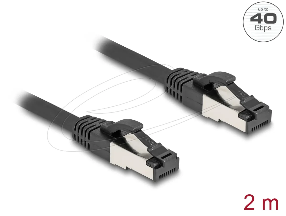 DELOCK UTP Összekötő Fekete 2m 80572