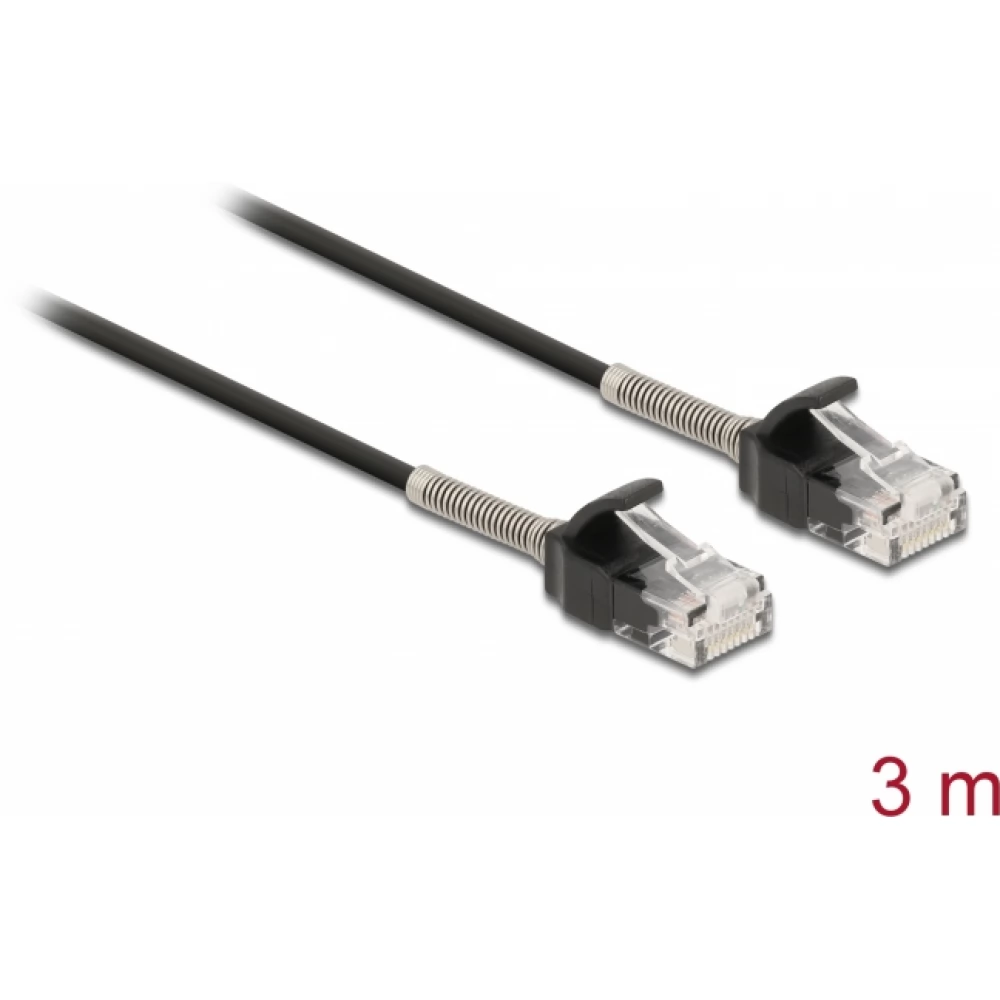 DELOCK UTP Összekötő Fekete 3m 87020