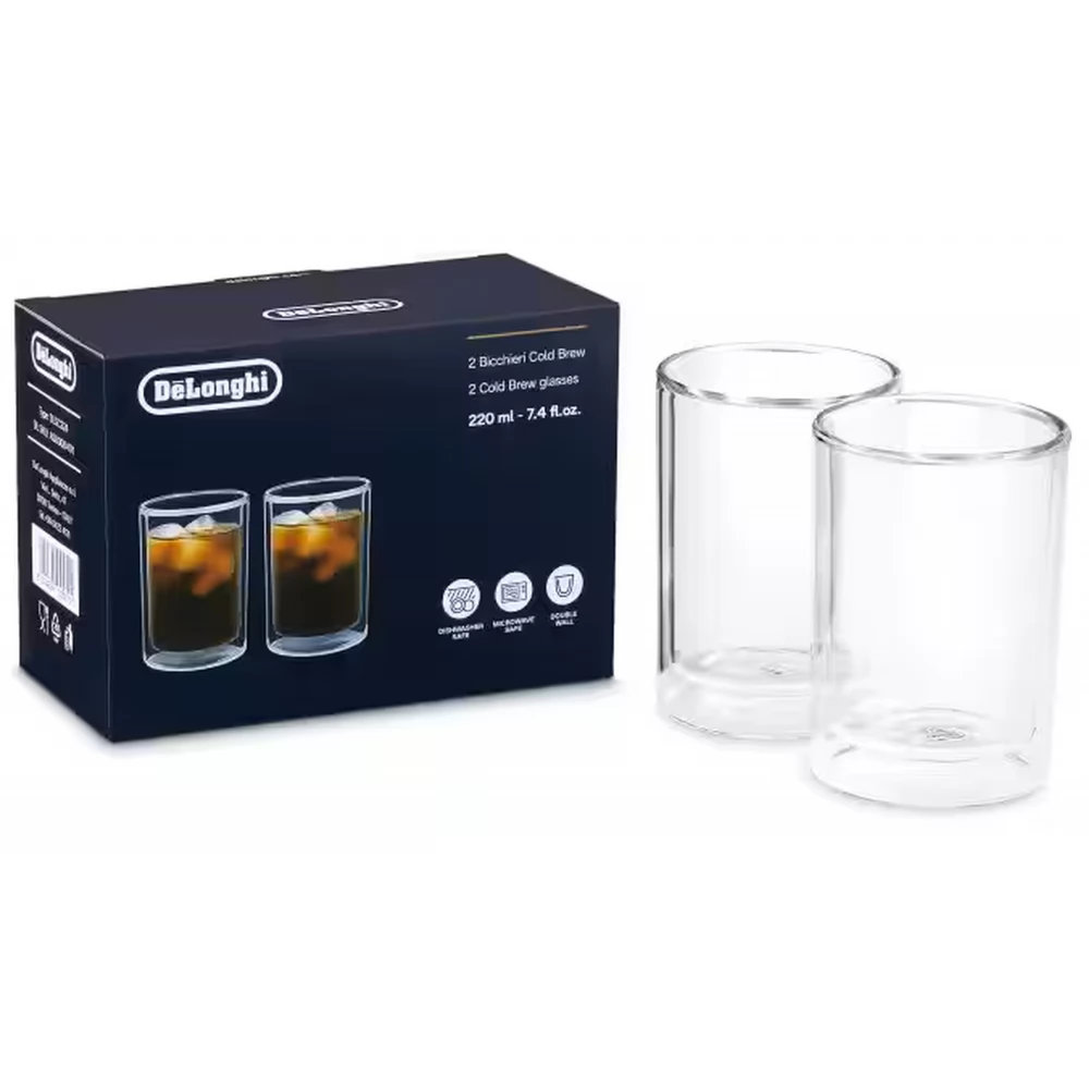 DELONGHI DLSC324 Cold Brew Üveg pohár 220 ml 2 db-os