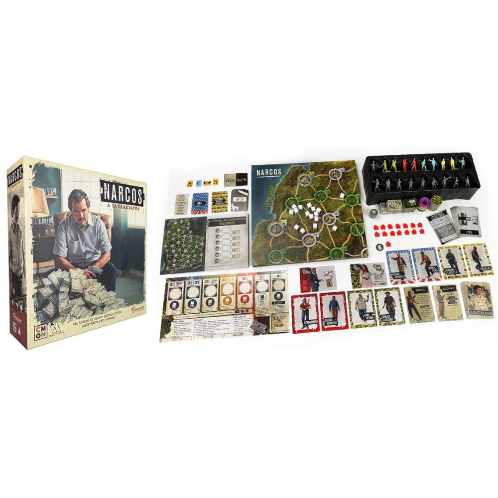 DELTA VISION Narcos társasjáték