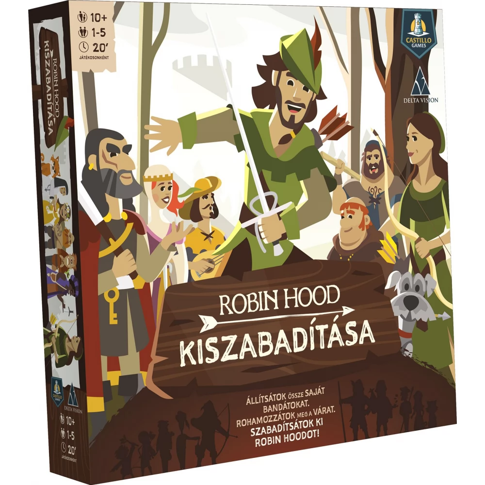 DELTA VISION Robin Hood kiszabadítása társasjáték