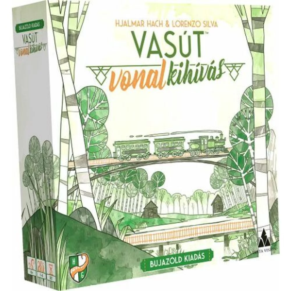 DELTA VISION Vasút vonal kihívás társasjáték - Bujazöld kiadás
