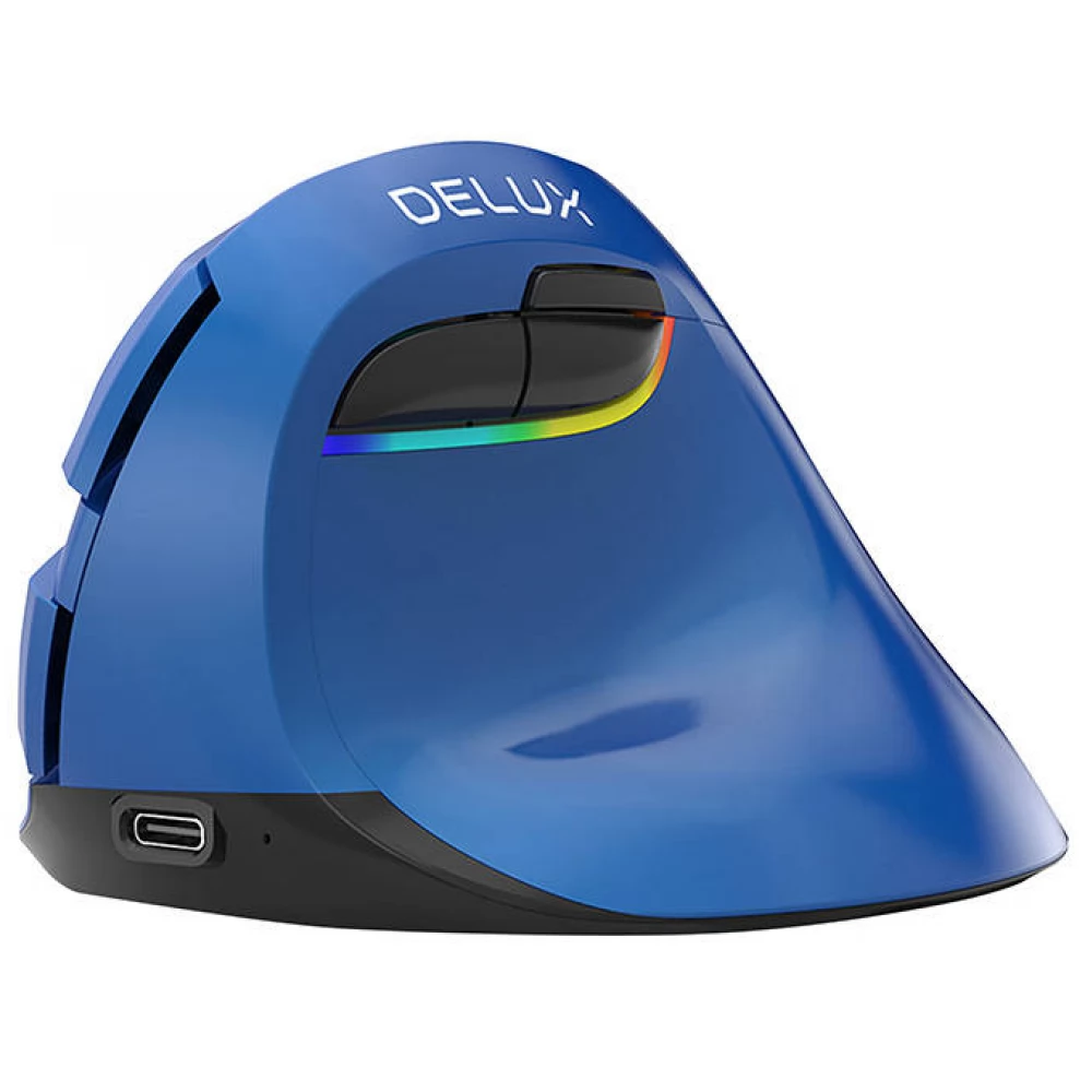 DELUX M618 Mini RGB Wireless kék