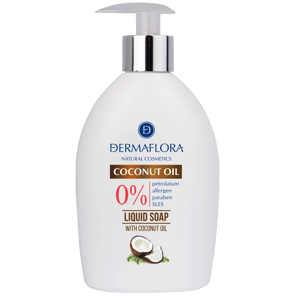 DERMAFLORA Dermaflora 0% folyékony szappan kókuszolaj 400 ml