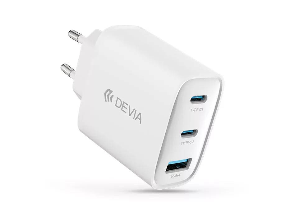 DEVIA Extreme Speed Series 65W GaN PD gyorstöltő adapter fehér