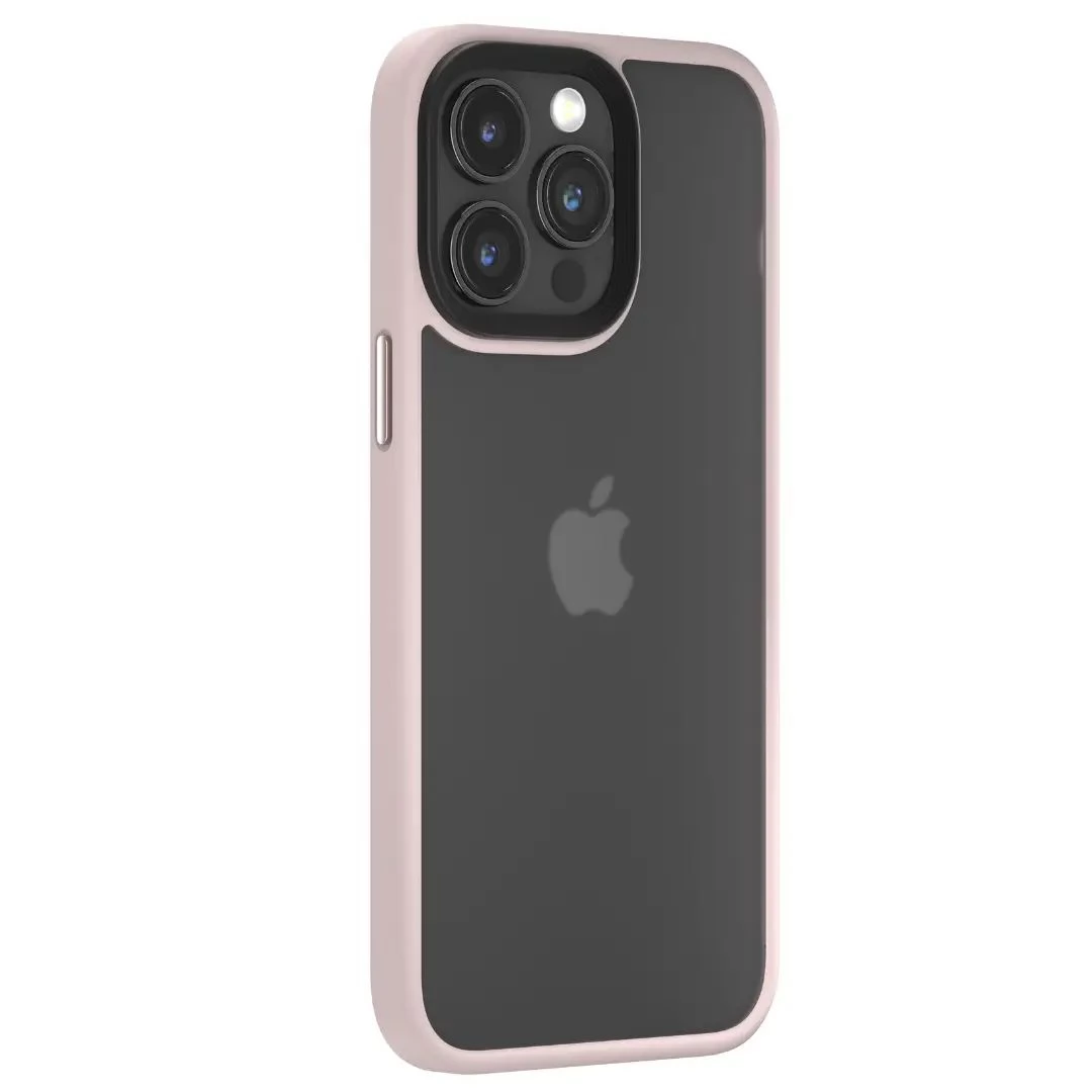DEVIA Pino ütésálló hátlaptok iPhone 15 rózsaszín