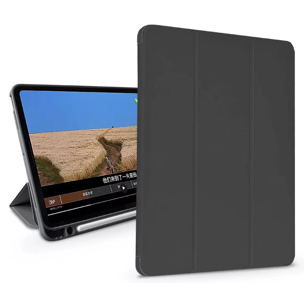 DEVIA Tablet tok (Smart Case) on/off funkcióval Apple Pencil tartóval mágneses töltővel Apple iPad Air 4 (2020)/iPad Air 5 (2022) 10.9/iPad Pro 11 (2022) fekete