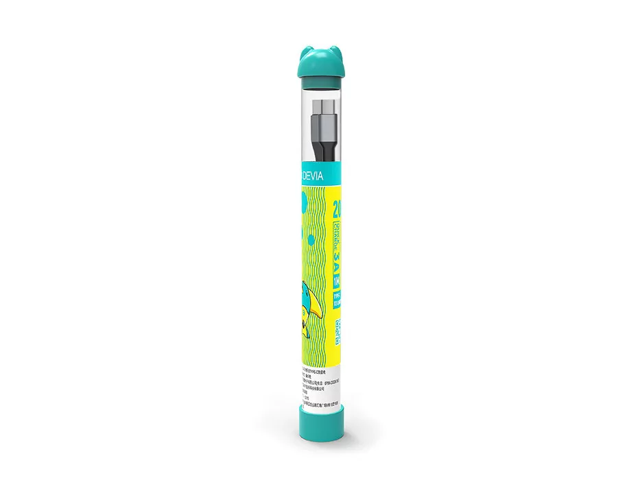 DEVIA USB 2.0 Type C Összekötő Fekete 1m ST107878