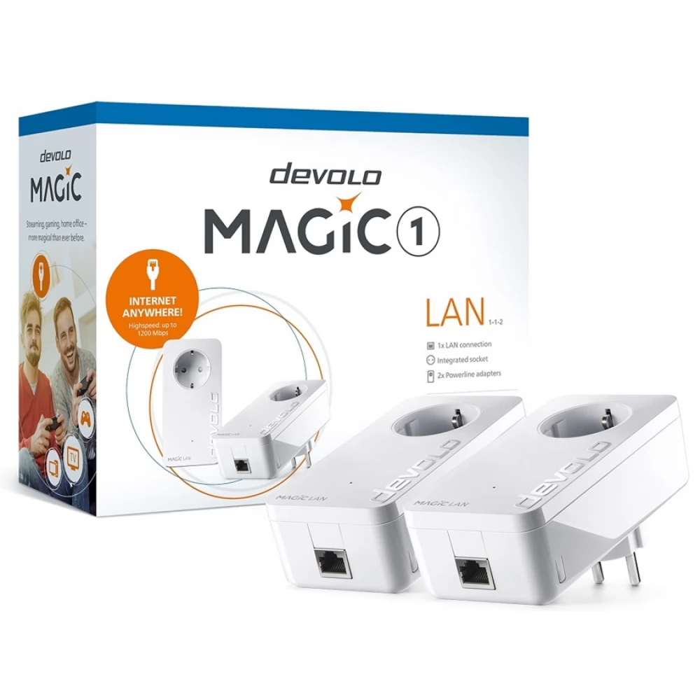 DEVOLO D 8295 Magic 1 LAN 1-1-2 Powerline Starter Kit