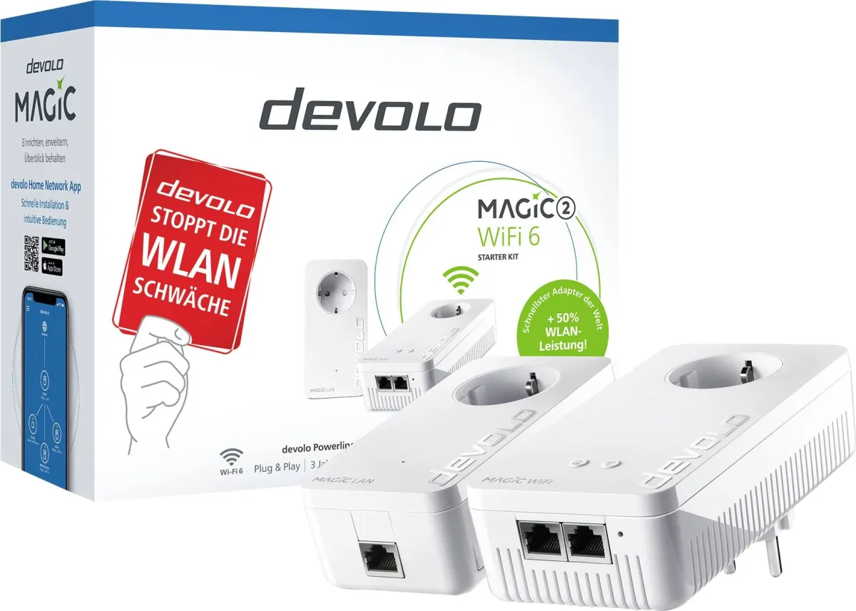 DEVOLO D 8816 Magic 2 WiFi 6 Starter Kit Powerline
