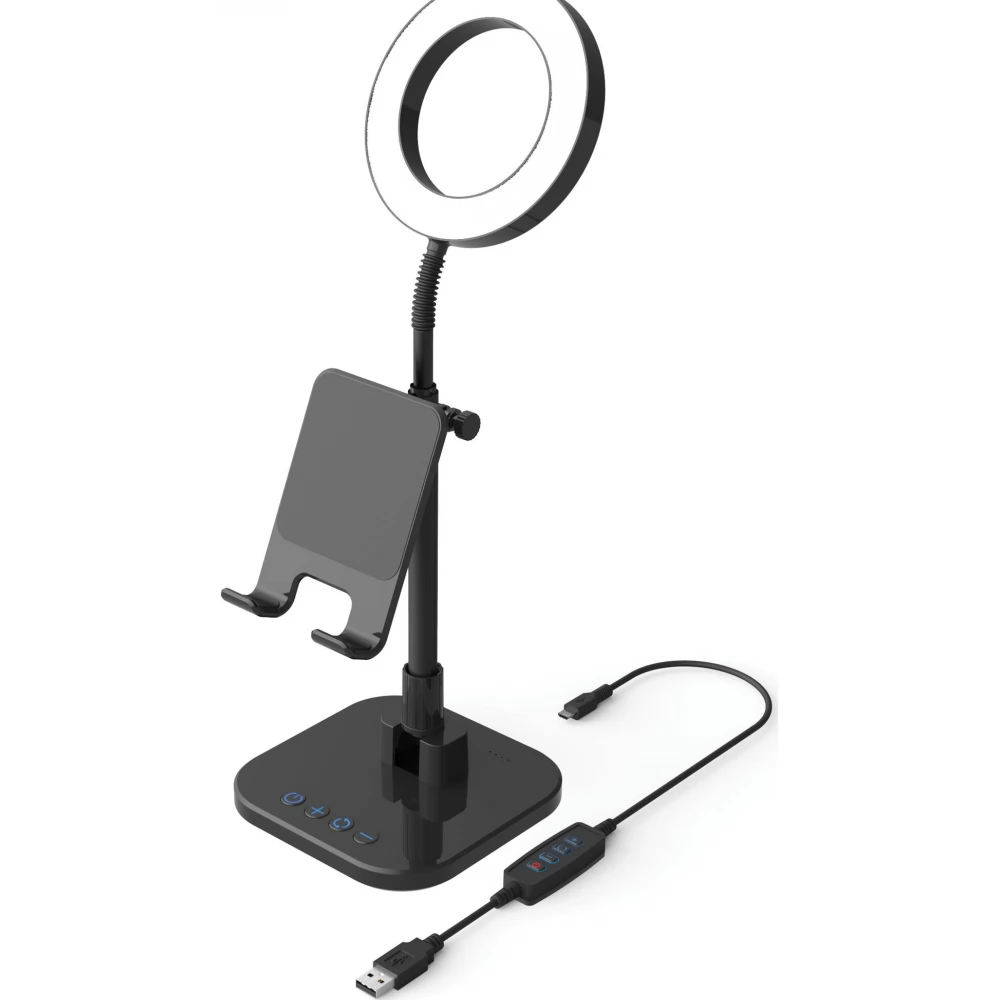 DIGIPOWER Success telefontartó és 6" kör LED