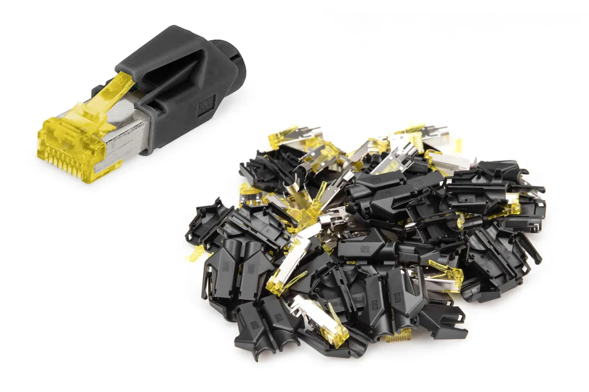DIGITUS A-MO6A-8-8-HRS-10 Hirose modular plugs TM31 for round cable