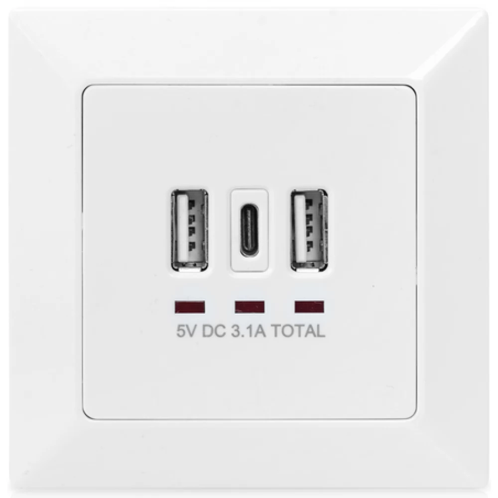 DIGITUS DA-70618 Socket with USB A & USB-C