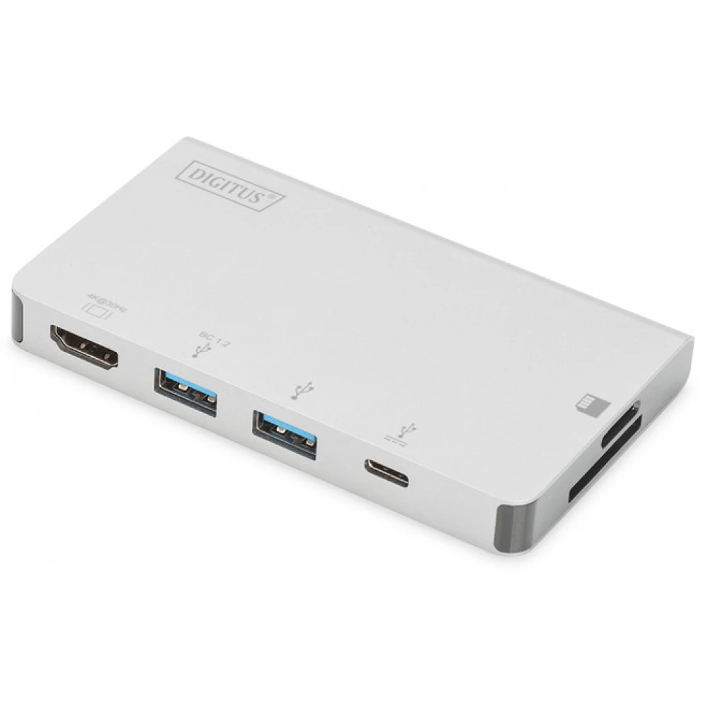 DIGITUS DA-70867 USB Type-C Multiport Travel Dock 6-Port