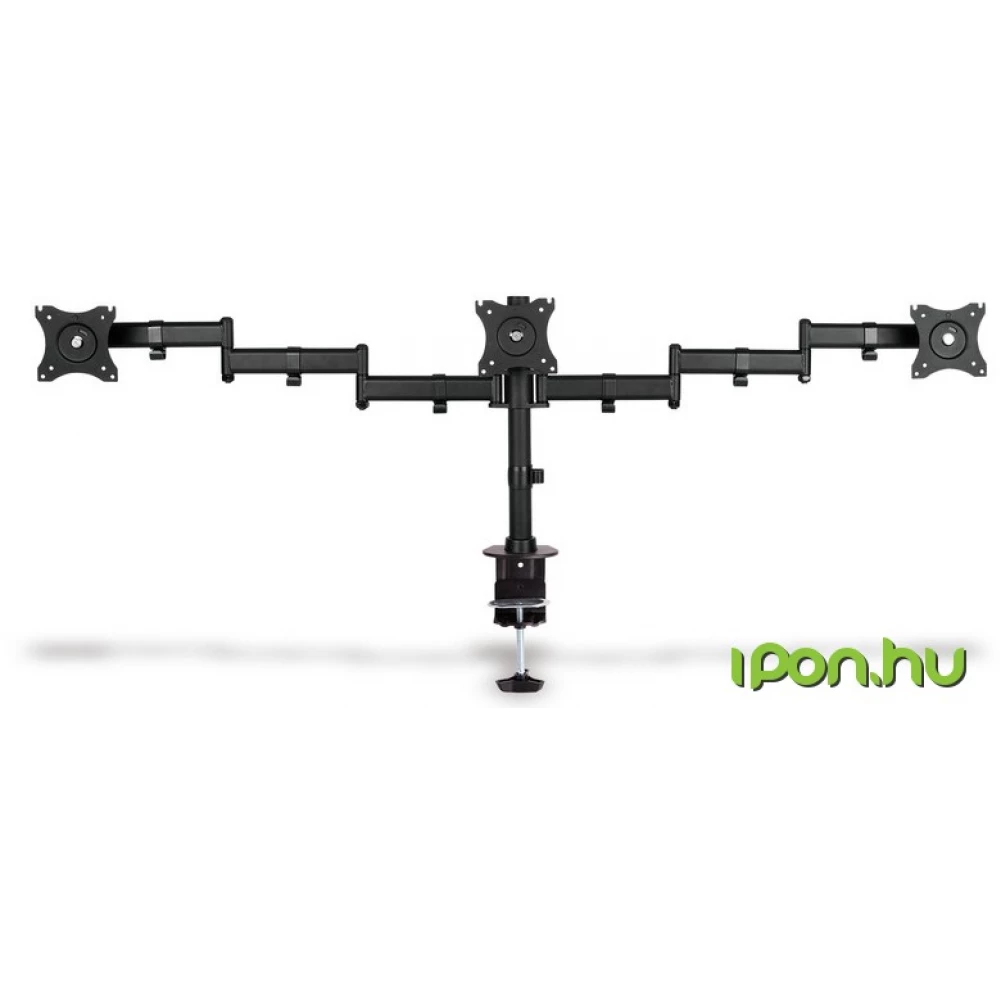 DIGITUS DA-90362 Universal Tripple Monitor Stand with clamping assembly