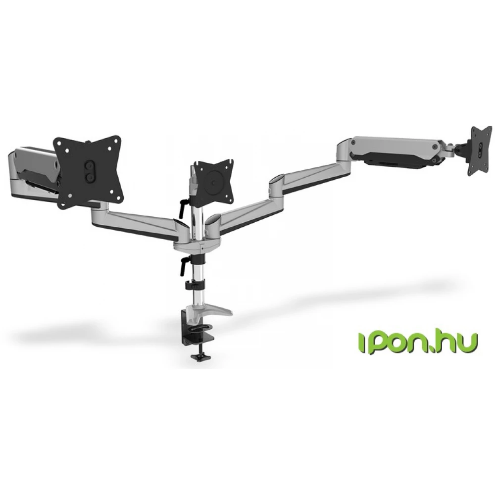 DIGITUS DA-90363 Universal tripple LED/LCD table mount with gas spring